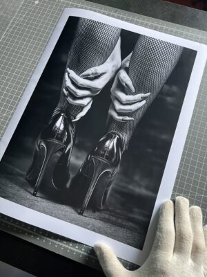 Tension & Grace – Fine Art Black & White Print - Image 2