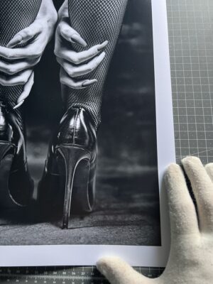 Tension & Grace – Fine Art Black & White Print - Image 5