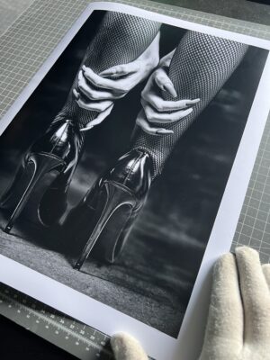 Tension & Grace – Fine Art Black & White Print